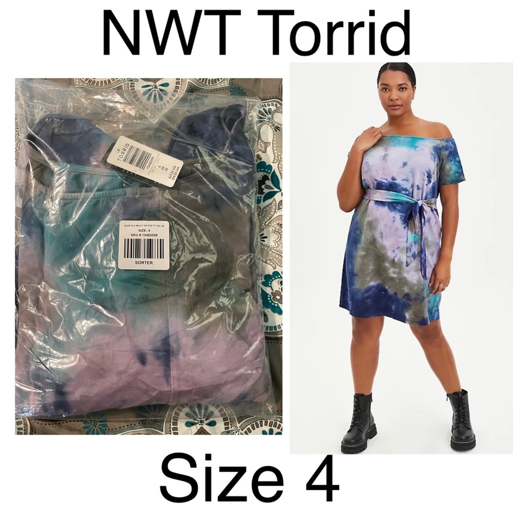 NWT Torrid Tie Dye Dress Size 4